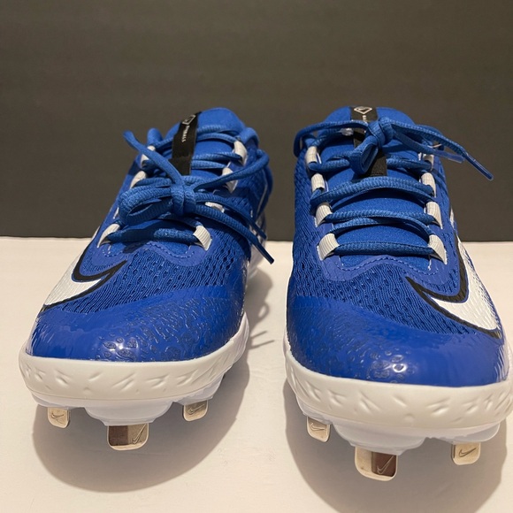 Size 10 Men’s Nike Huarache Elite Baseball Cleats Metal New - Picture 4 of 6